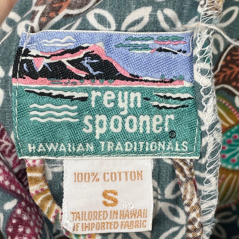 Vintage Reyn Spooner Dress Batik Floral Pattern Hawaiian Cotton Women Small Boho - Picture 7 of 16